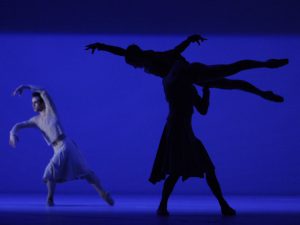 Cedric Ygnace, Ruta Jezerskyte, Steven Etienne - The Gentle Chapters - Dutch National Ballet - photo © Angela Sterling