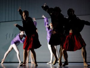 Jan Oratynski, Istvan Simon, Jón Vallejo - The World According to Us - Semperoper Ballett - photo © Costin Radu