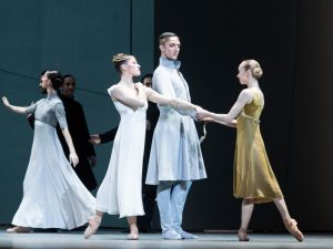 Courtney Richardson, Raphaël Coumes-Marquet and Anna Merkulova - Tristan + Isolde - Semperoper Ballett - photo © Ian Whalen