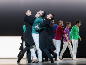 Fabien Voranger, Laurent Guilbaud and Jon Vallejo - Tristan + Isolde - Semperoper Ballett - photo © Ian Whalen