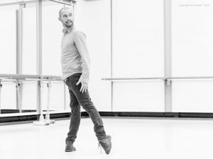 David Dawson in Ballet Studio - photo by Ian Whalen