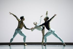 Maria Kochetkova, Wei Wang, Henry Sidford - Anima Animus - San Francisco Ballet - Photo © Erik Tomasson